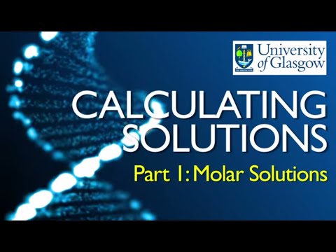 Preparing Solutions - Part 1: Calculating Molar Concentrations