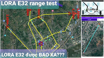 CKD make - ESP8266 + Lora E32-433T30D test range #5