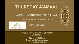 Thursday Program - Dua-e-Kumail