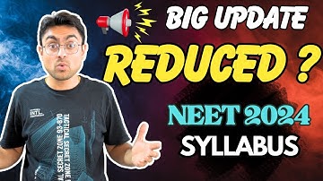BIGGEST UPDATE by NMC | NEET 2024 SYLLABUS Released #neet #neet2024 #update