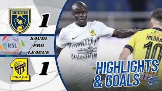 AL TAAWOUN 1 - 1 AL ITTIHAD | SAUDI PRO LEAGUE | HIGHLIGHT AND GOALS | 20.10.2023