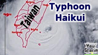 Typhoon Haikui Taiwan landfall