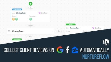 How to Collect Client Reviews on Google, Facebook & Zillow Automatically | NurtureFlow