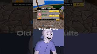 😔Old Blox Fruits vs New Blox Fruits #bloxfruits #roblox #trendingshorts #fyp #viralshorts #shorts