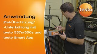 Ziel-Überhitzung/-Unterkühlung mit den Monteurhilfen und der Smart App von testo: Anwendungsbeispiel screenshot 5