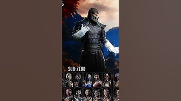 Mortal Kombat Movie Skins In Character Selection- Mortal Kombat 1 #mk1 #mortalkombat