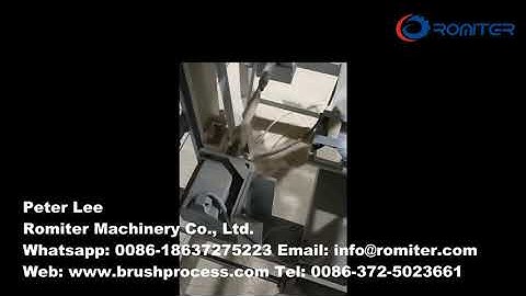 Automatic Paint Brush Wooden Handle Sanding Machine