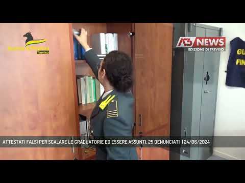 ATTESTATI FALSI PER SCALARE LE GRADUATORIE ED ESSERE ASSUNTI: 25 DENUNCIATI  | 24/06/2024