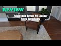 Review Yaheetech PU Leather Accent Armchairs 2025