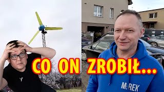 Sam zrobił wiatrak a potem wszystkich zaskoczył budując ...