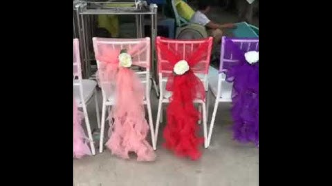 Nơ ghế đẹp cho nhà rạp,sự kiện,cưới hỏi