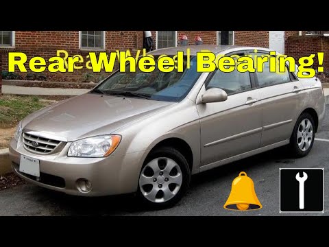 How to remove and replace rear wheel bearing 2004 - 2006 Kia Spectra 5