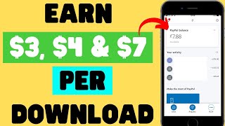 Earn $3, $4 & $7 Per Download Online #makemoneyonline screenshot 1