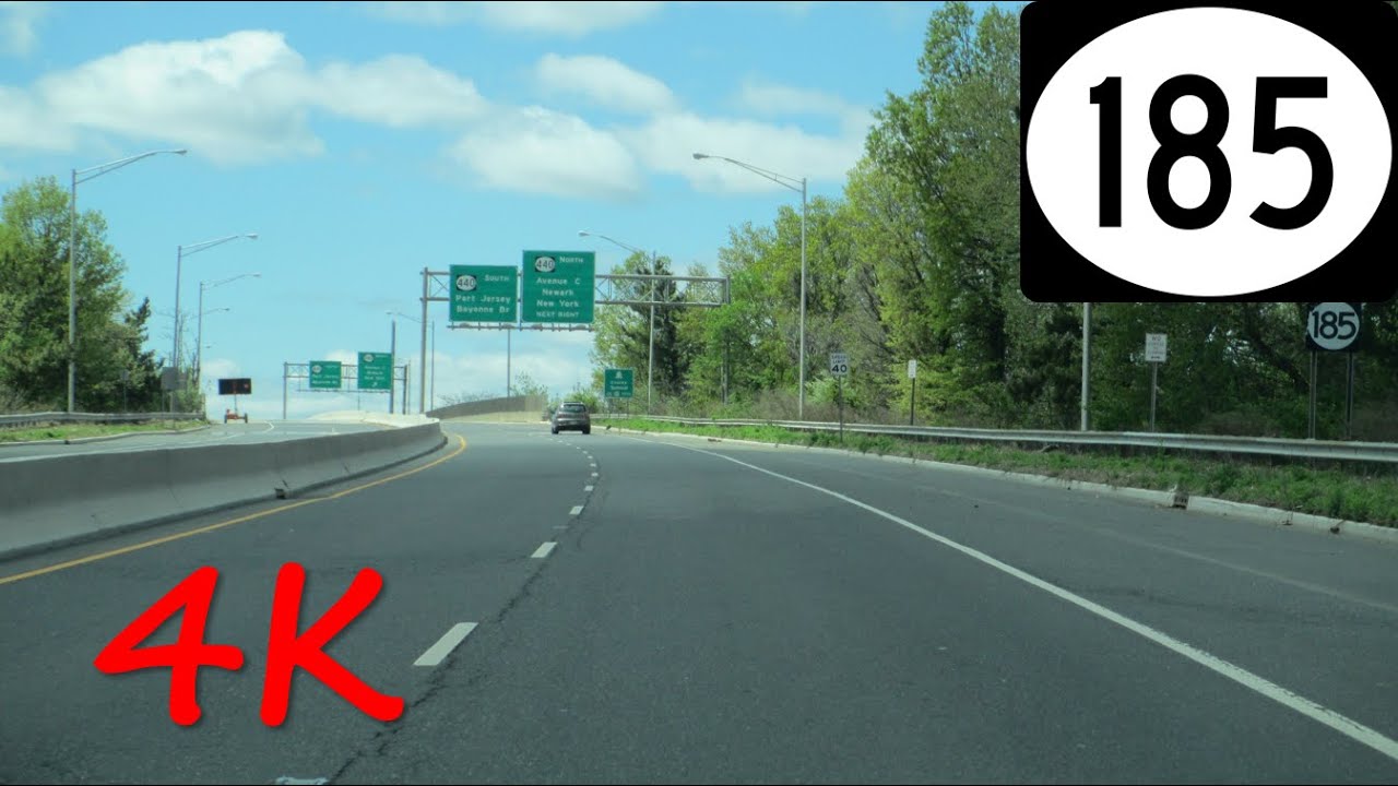 ⁴ᴷ NJ Route 185 southbound [4K VIDEO] - YouTube