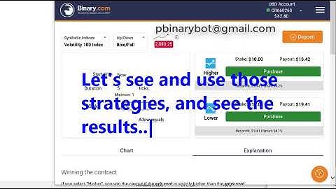 Binary.com Strategy - Index Manual Strategy | Proven Effective and Secret Strategy