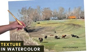 How to Use Texture in Watercolor: Add Depth &amp; Organize Your Painting