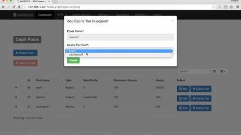 Create CEPH Pools, Images, Snapshot & Clone on Ambedded MARS200