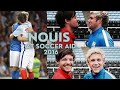 One Direction Nouis (Louis Tomlinson & Niall Horan) at Soccer Aid 5 YEARS AGO today. Nouis cuteness!