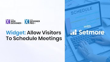 Turn Visitors Into Customers With Setmore Scheduling Widget | Xara