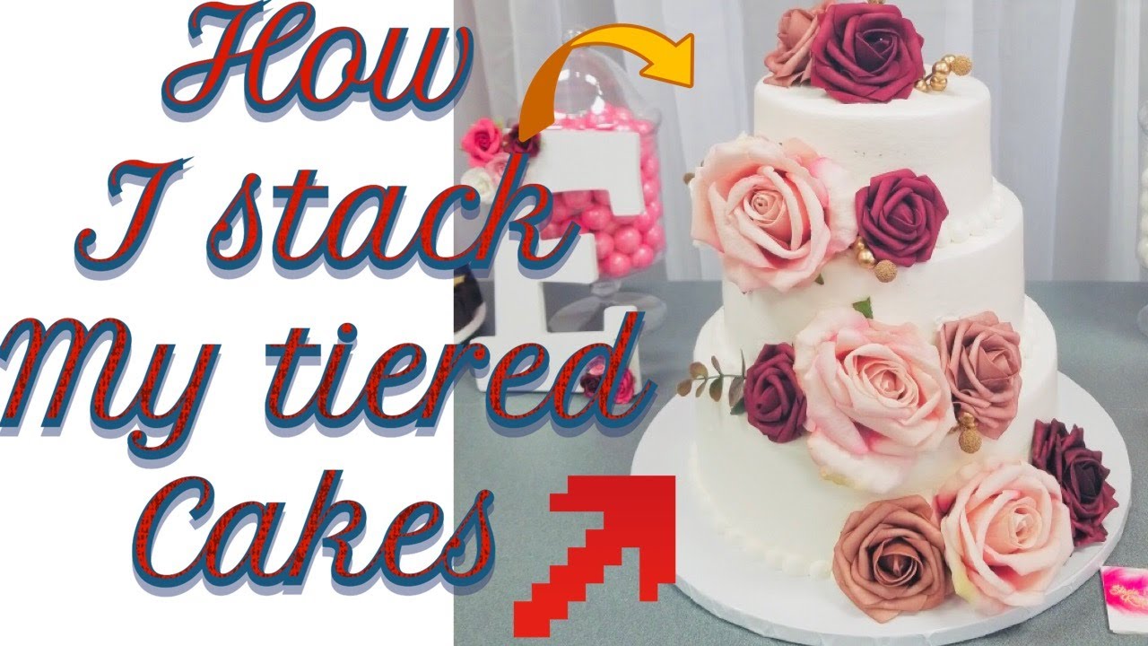 Cake Decorating Basics: Stacking Cakes With Straws – Sugar Geek Show