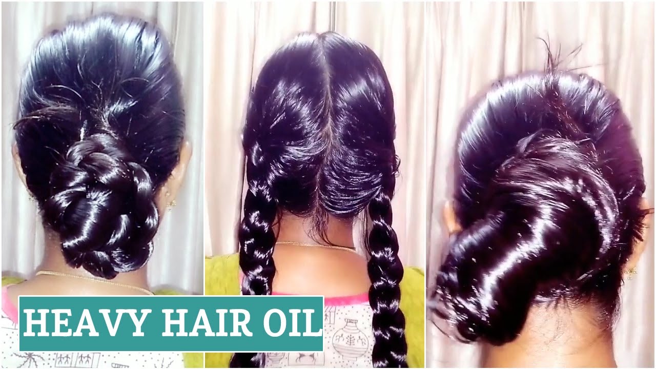 Heavy Hair oiling by Aunty  Long Hair oiling  Indian traditional heavy  oiling to my long hair from long hair oiling braiding french braiding  playing Watch Video  HiFiMovco