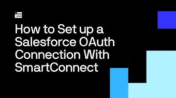 How to Set up a Salesforce OAuth Connection