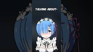 Something is up with Rem #rezero #reaction