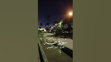 "وأنك لا تظمأ فيها ولا تضحى" قرأة خرافية | القارئ العيون الكوشي