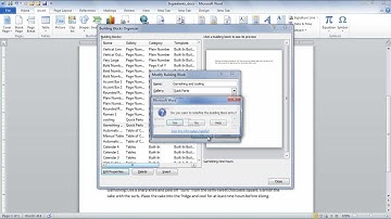 How to edit and organize building blocks