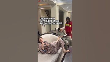 Ibu Nggak Berani Tegur Kakak! Trik Cerdik Ibu Tegur Kakak Lewat Adik!🤣 #lucu #funny #ngakak #kocak