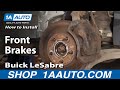 How to Replace Front Brakes 2000-05 Buick LeSabre