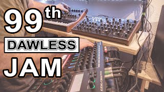 I made 99 #DAWLess jams with the MC-707 + friends
