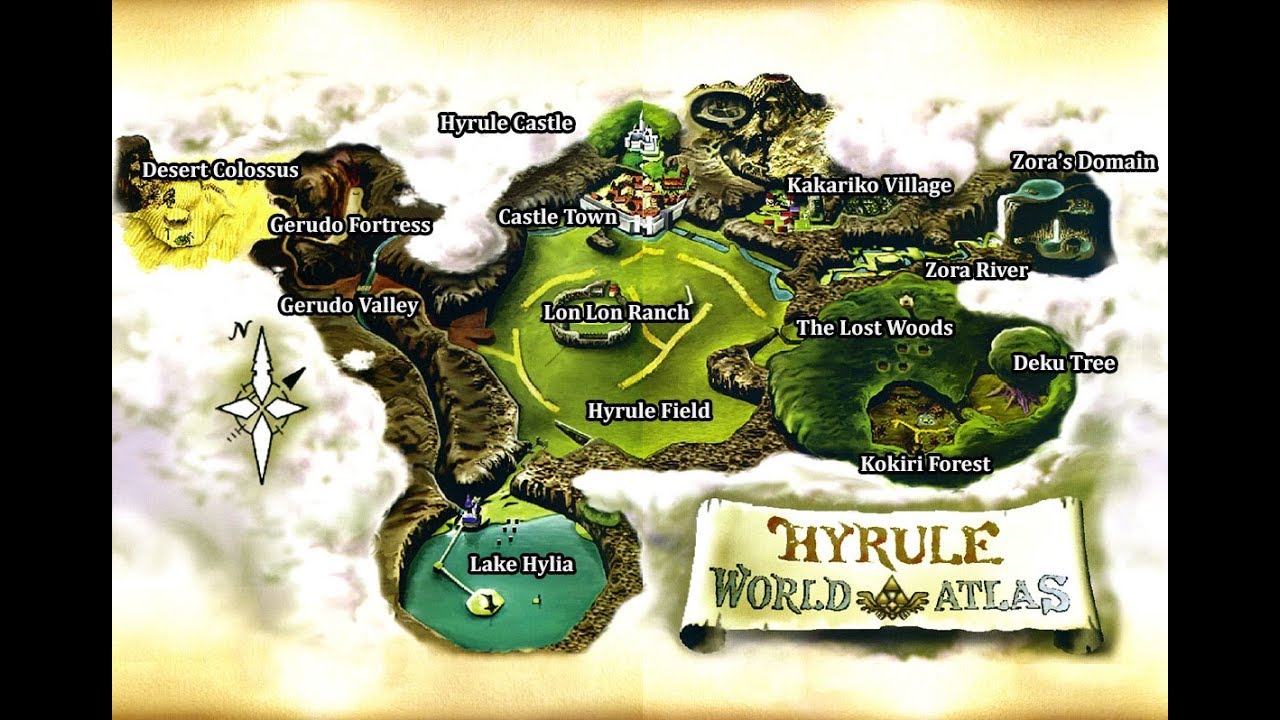 ocarina of time map