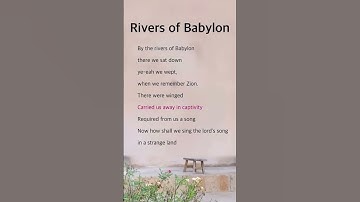 Thumbnail of Rivers of Babylon | Boney M. #lyrics