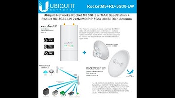 Ubiquiti Rocket M5 AP Configuration   Ubiquiti Rocket M5 Access Point Configuration 720p