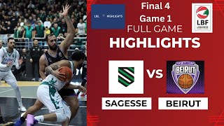 Sagesse vs Beirut Full Game Highlights Final 4 Game 1 2023-2024