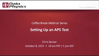 Setting Up an Auto Power Spectrum (APS) Test