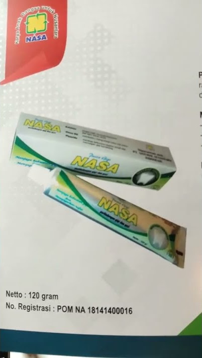 pasta gigi nasa