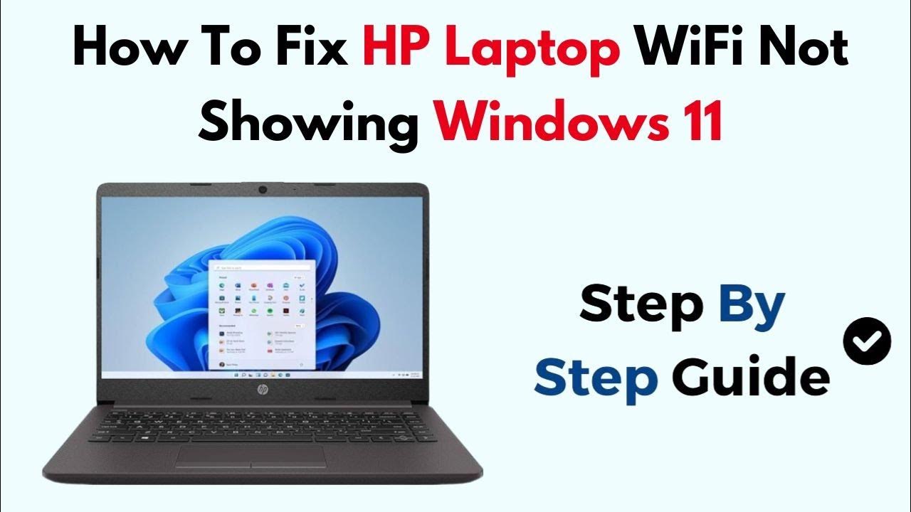 How to fix hp laptop wifi not showing windows 11 youtube