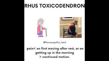 Rhus tox / Rheumatic pain 😌/ important question🙋/ viva questions🙋