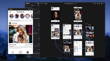 Instagram Design using InVision Studio