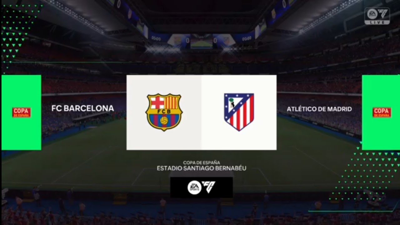 Athletico Madrid vs Barcelona - Copa Del Ray - FC 25