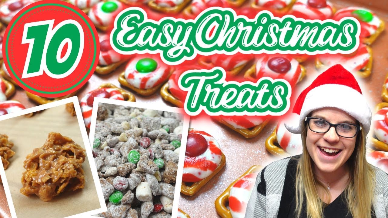 10 INCREDIBLY EASY Christmas Treats | Quick & Easy treats to make with your kids | No Stress Holiday