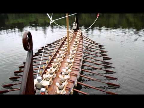 r c viking long boat model - youtube