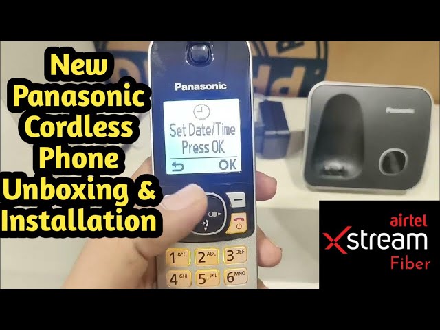 📞Panasonic Cordless Phone Unboxing & Review  Panasonic Cordless Landline  Phone in India 