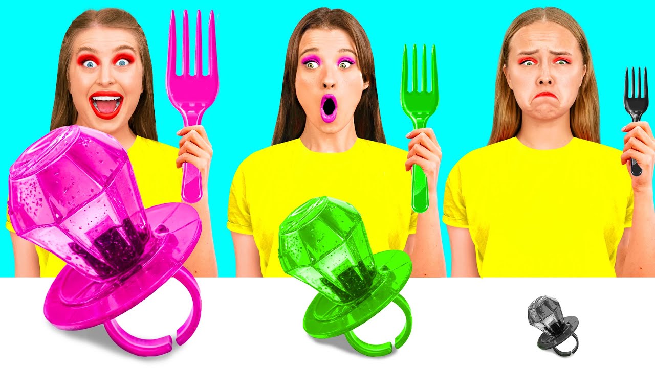 Большая, Средняя или Маленькая Тарелка Челлендж | Смешные Челленджи с Едой от GoFun Challenge