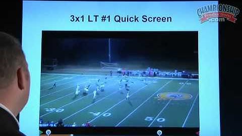 The Air Raid Offense: Run Game and Screen Game