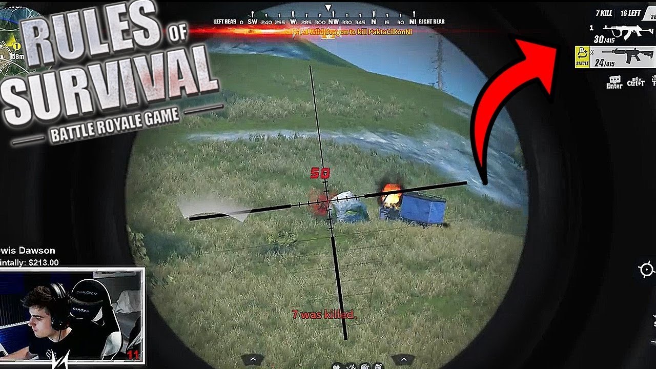 AKM & M4A1 COMBO *CRAZY* (Rules of Survival #28) - 