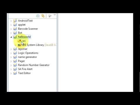 1 - Making A Basic Hello World Application in Java