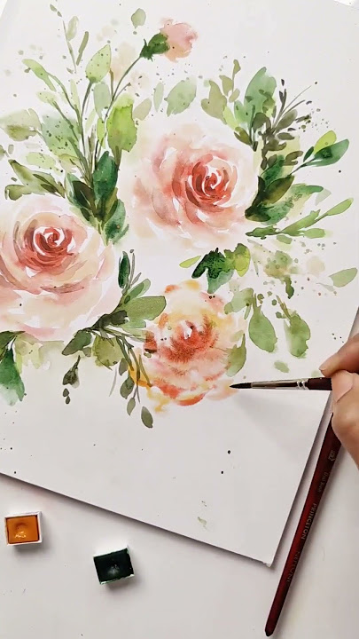 Easy and Quick Floral Watercolor Cards